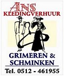 Ans Kledingverhuur schminken verkleedkleren