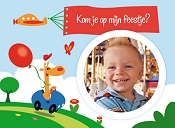 Greetz uitnodigingen kinderfeestje