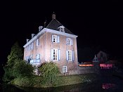 Feestlocatie Kasteel Ophemert bij nacht