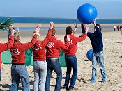 Strandactiviteiten in Zeeland