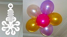 ballonhanger ballonnen bloem
