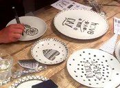 handlettering op servies workshop