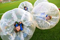 kinderfeestje bubbel voetbal